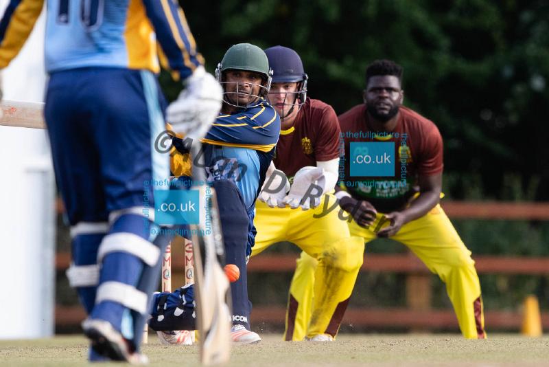 20180715 Flixton Fire v Greenfield_Thunder Marston T20 Final035.jpg - Flixton Fire defeat Greenfield Thunder in the final of the GMCL Marston T20 competition hels at Woodbank CC